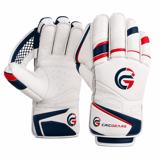 CRICGEARS Apex Pro Wicket Keeping Gloves – Premium Leather Match Edition