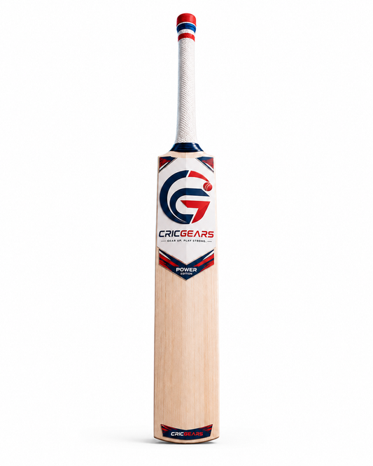 CRICGEARS Power Edition English Willow Cricket Bat – Professional Grade Performance Bat