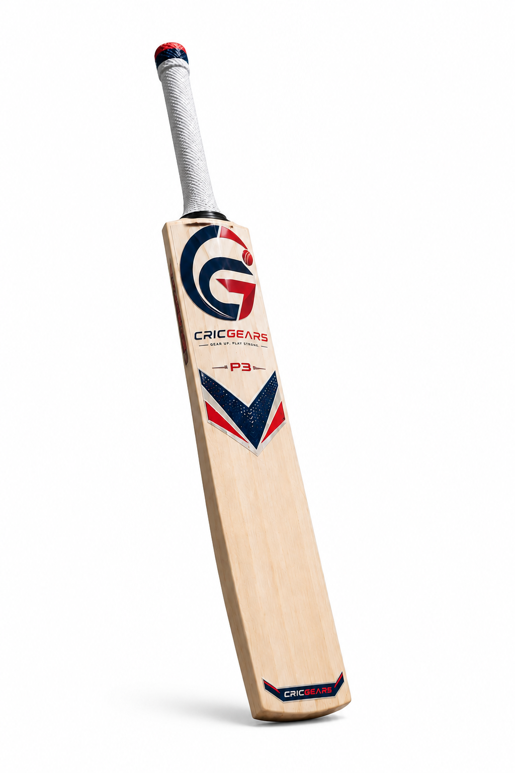 CRICGEARS P3 English Willow Cricket Bat – Professional Grade Power Performance Bat