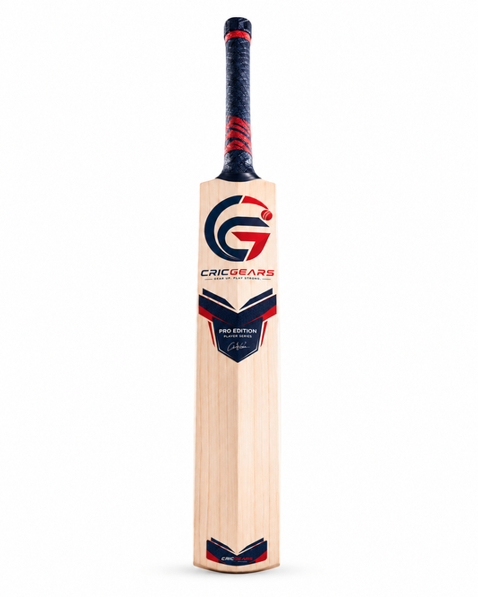 CRICGEARS Pro Edition English Willow Cricket Bat – Tournament Grade Performance Bat