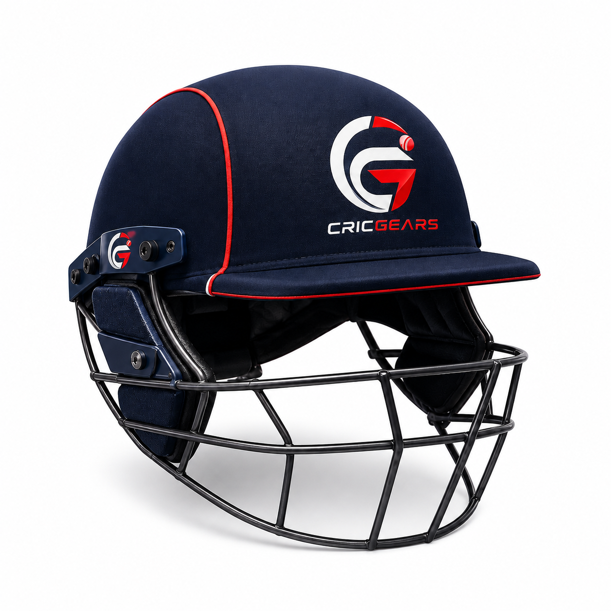 CRICGEARS Elite Pro Cricket Helmet – Professional Protective Batting Helmet with Steel Face Guard