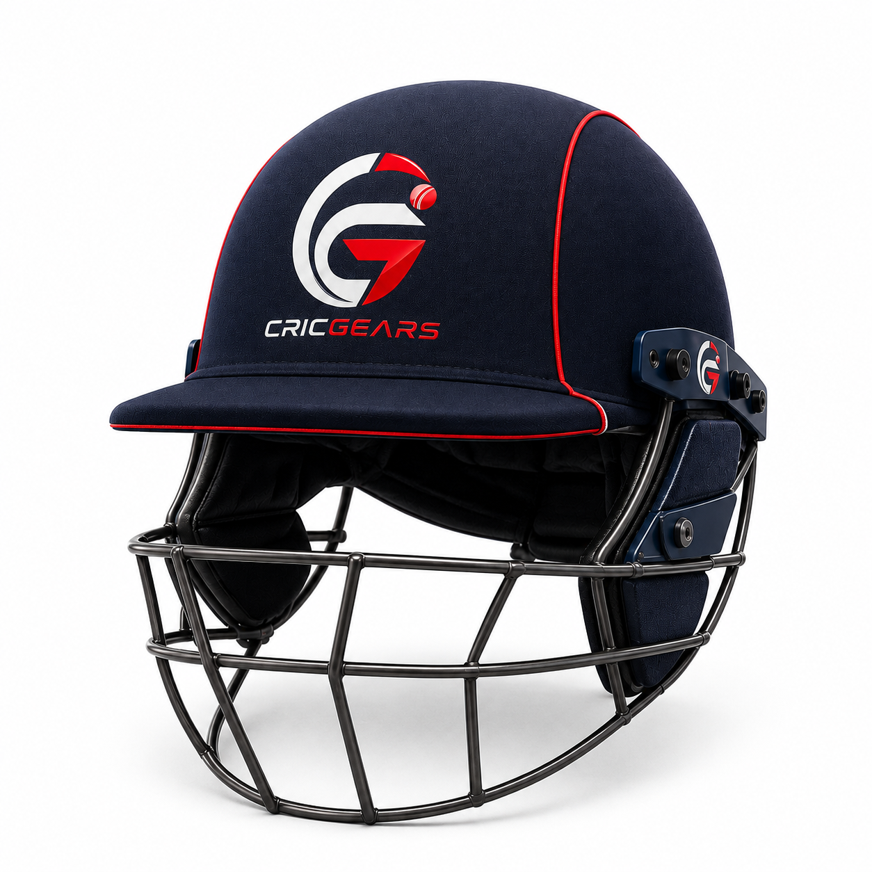 CRICGEARS Elite Pro Cricket Helmet – Professional Protective Batting Helmet with Steel Face Guard