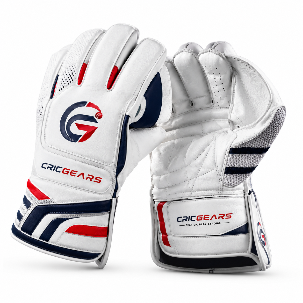 CRICGEARS Elite Pro Wicket Keeping Gloves – Premium Leather Cricket Gloves for Match & Training