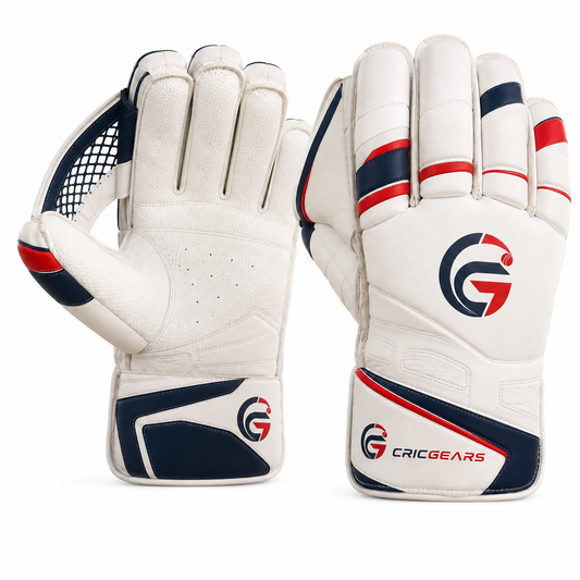 CRICGEARS Apex Pro Wicket Keeping Gloves – Premium Leather Match Edition