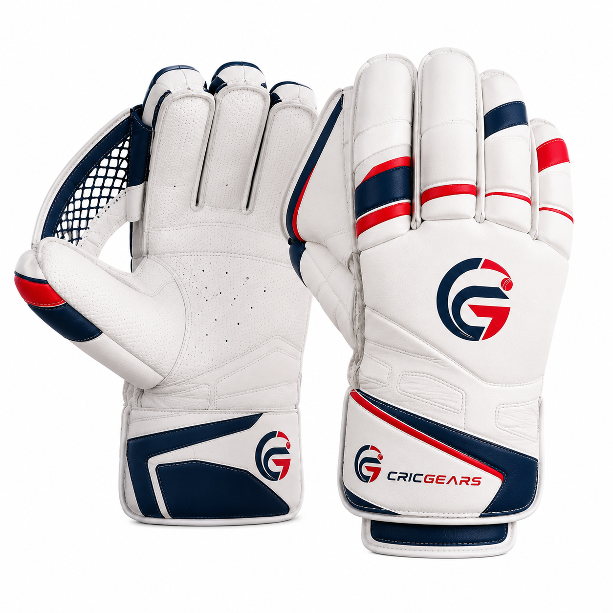 CRICGEARS Apex Pro Wicket Keeping Gloves – Premium Leather Match Edition