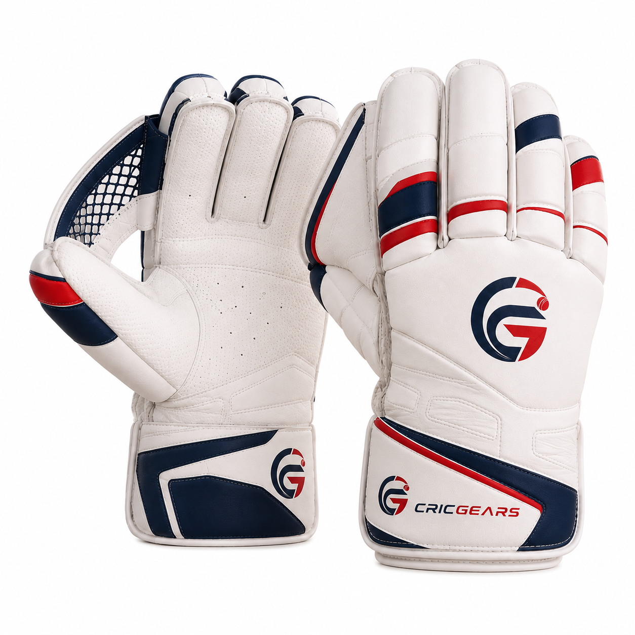 CRICGEARS Apex Pro Wicket Keeping Gloves – Premium Leather Match Edition