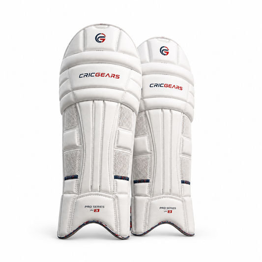 CRICGEARS Pro Series N-3 Wicket Keeping Pads – Professional Lightweight Cricket Leg Guards