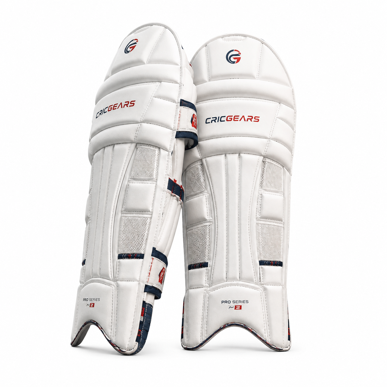CRICGEARS Pro Series N-3 Wicket Keeping Pads – Professional Lightweight Cricket Leg Guards