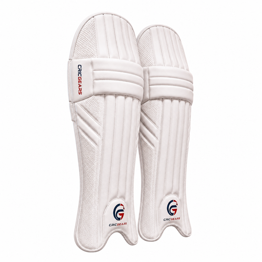 CRICGEARS Elite Wicket Keeping Pads – Lightweight Professional Cricket Keeping Leg Guards